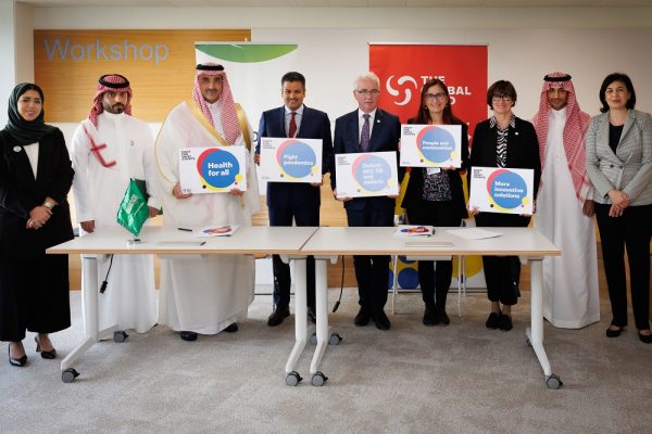 Saudi Fund for Development signs a multiyear contribution agreement with the Global Fund