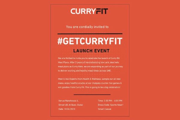 Launch of Curry Fit New Menu and Panel Discussion by 4 Renowned Health Experts