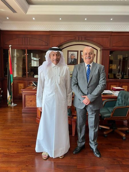 السفير يونس يستقبل سعادة سفير دولة قطر لدى الامارات