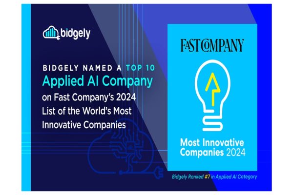 تم اختيار Bidgely ضمن أفضل 10 شركات تستخدم الذكاء الاصطناعي التطبيقي في قائمة Fast Company لعام 2024 للشركات الأكثر ابتكارًا في العالم

