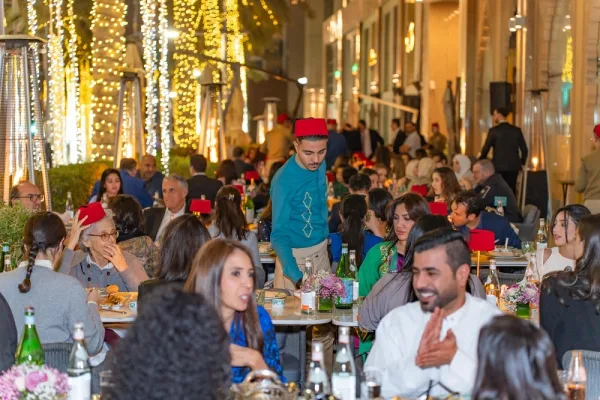 Distinguished guests, including His Excellency Mr Ahmed Al Tazi, Ambassador of the Kingdom of Morocco to the UAE, Moroccan celebrities