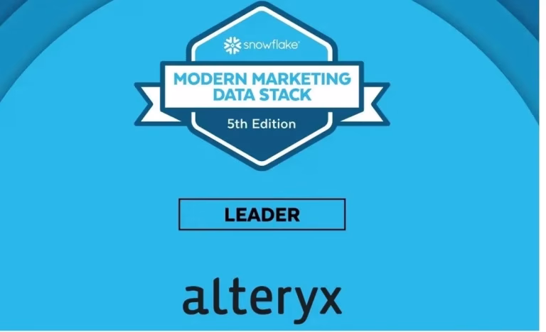 Alteryx Recognized as Leader in Snowflake's Modern Marketing Data Stack Report